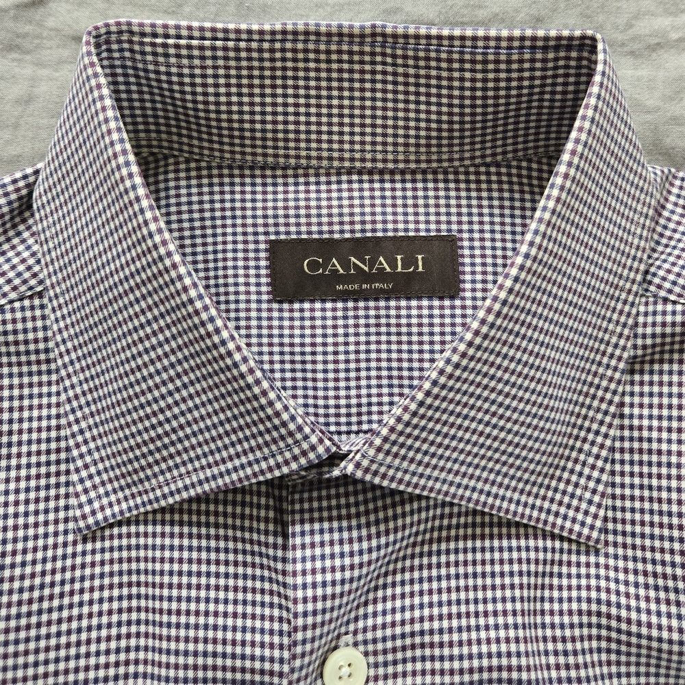 Canali Sport Shirt Sz 15.75